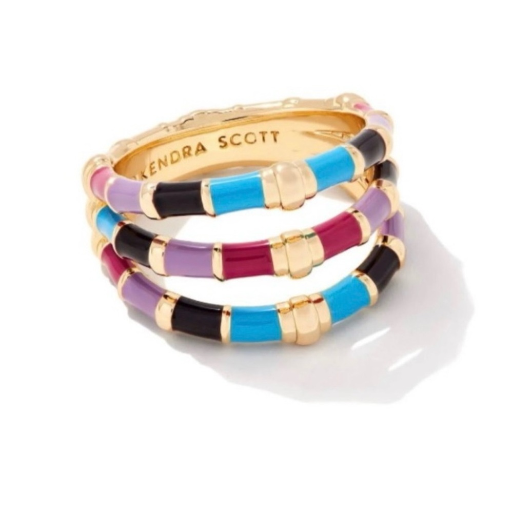 Kendra Scott Multicolor Orchid Enamel Ring